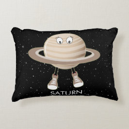Cojín Decorativo Planeta Saturno y estrellas