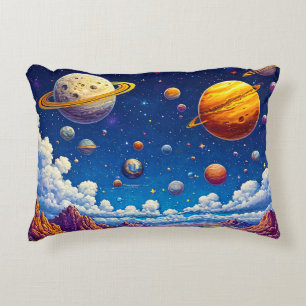 Cojín Decorativo Planetas galaxia luna