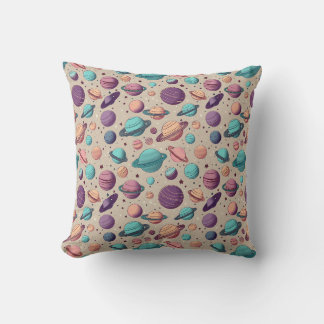 Cojín Decorativo Planetas Pastel