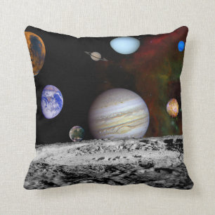 Cojín Decorativo Planetas solares del sistema de espacio