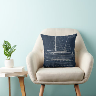 Cojín Decorativo Planos de Velero