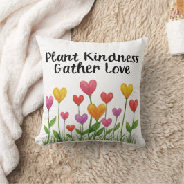 Cojín Decorativo Planta amabilidad, reúne amor Día de San Valentín
