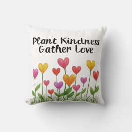 Cojín Decorativo Planta amabilidad, reúne amor Día de San Valentín 