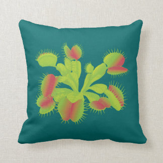 Cojín Decorativo Planta carnívora del atrapamoscas de Venus