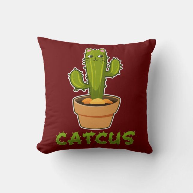 Cojín Decorativo Planta Cute Cactus Catcus Pet Lover (Anverso)