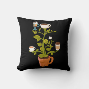 Cojín Decorativo Planta de café