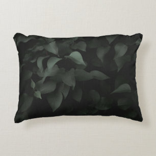 COJÍN DECORATIVO PLANTA DE HOJAS VERDE