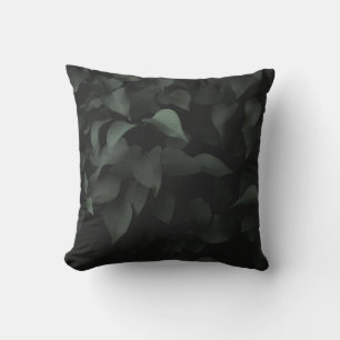 COJÍN DECORATIVO PLANTA DE HOJAS VERDE