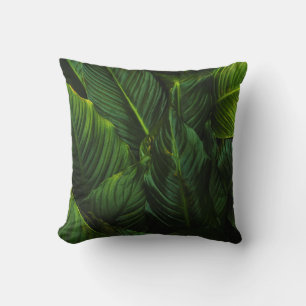 COJÍN DECORATIVO PLANTA DE PLOMO VERDE