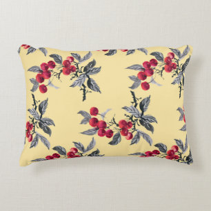 Cojín Decorativo Planta de Rowan: acuarela amarillo Seamless
