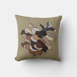 Cojín Decorativo Planta natural de Pine Cone