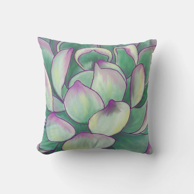 Cojín Decorativo Planta suculenta (Anverso)