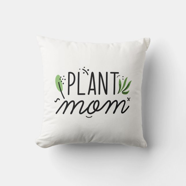 Cojín Decorativo Plantar a mamá (Anverso)