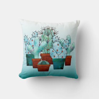 Cojín Decorativo Plantas de cactus del desierto