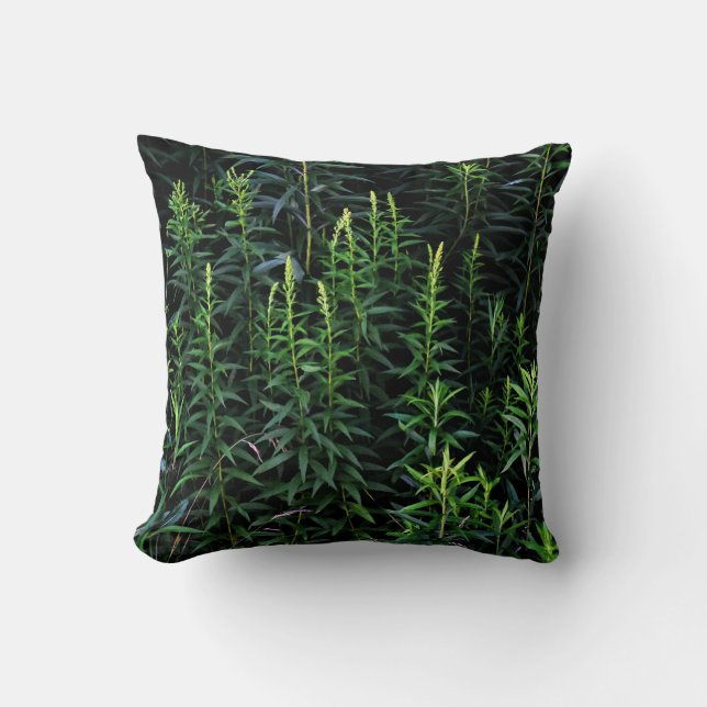 Cojín Decorativo Plantas de luz tenue (Anverso)