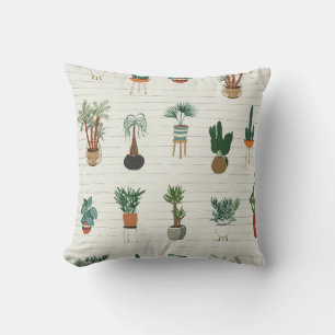 Cojín Decorativo plantas interiores sin inconvenientes