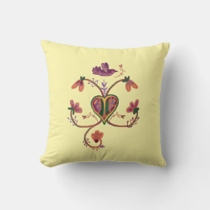 Cojín Decorativo plantas lindas ornamentales