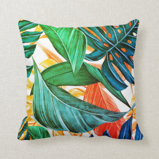 Cojín Decorativo plantas tropicales