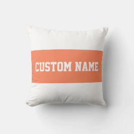 Cojín Decorativo Plantilla De Bandas Y Nombres