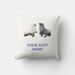 Cojín Decorativo Plantilla de camiseta de texto con foto de parejas
