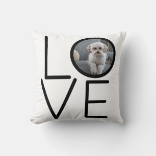 Cojín Decorativo Plantilla de foto de amor personalizada
