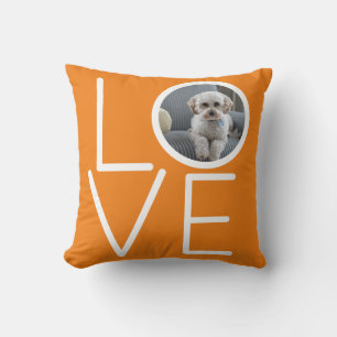 Cojín Decorativo Plantilla de foto de amor personalizada