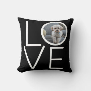 Cojín Decorativo Plantilla de foto de amor personalizada