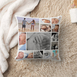 Cojín Decorativo Plantilla de foto personalizada única