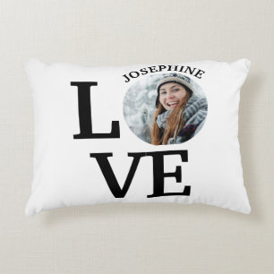 Cojín Decorativo Plantilla de fotografía de amor de Personalizados 