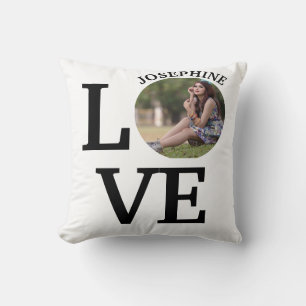 Cojín Decorativo Plantilla de fotografía de amor de Personalizados 