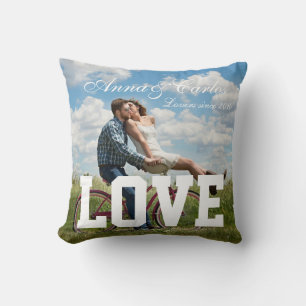 Cojín Decorativo Plantilla de fotografía personalizada