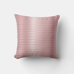 Cojín Decorativo Plantilla de Rosa Dorado Elegante Moderno Glamuros