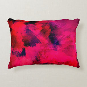 Cojín Decorativo Plantilla de textura de fondo rojo