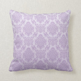 Cojín Decorativo plata, lavanda, moda, damascos, florales, cordón,