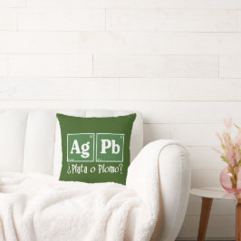 Cojín Decorativo Plata o plomo