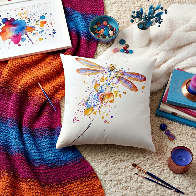 Cojín Decorativo Plátano de la libélula (Subido por el creador)