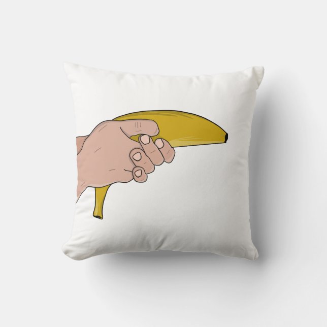 Cojín Decorativo Plátano letal (Anverso)