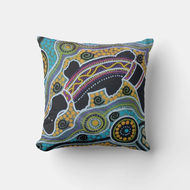 Cojín Decorativo Platypus Dreaming Pillow Cushion (Anverso)