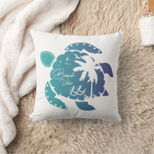 Cojín Decorativo Playa con tortugas