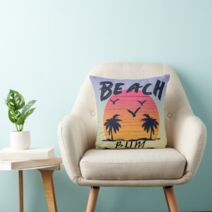 Cojín Decorativo Playa/costero/tropical/hawaiano