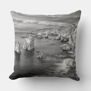 Cojín Decorativo Playa de B&W, California