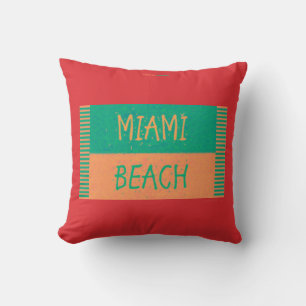 COJÍN DECORATIVO PLAYA DE MIAMI