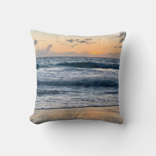 Cojín Decorativo playa del amanecer en Hawaii