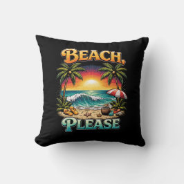 Cojín Decorativo Playa, Por Favor