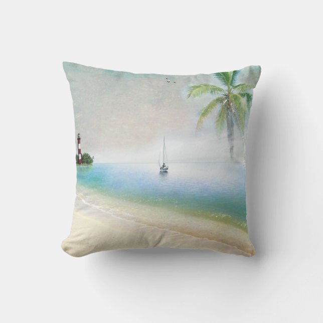 Cojín Decorativo Playa y Pillow (Anverso)