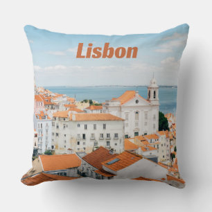 Cojín Decorativo Playas atlánticas de Lisboa Portugal Rostro