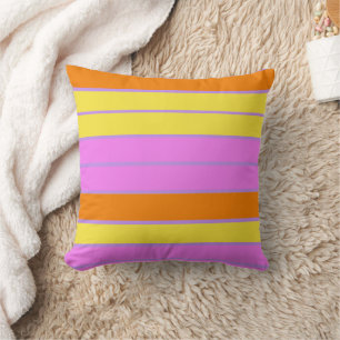 Cojín Decorativo Playas de arcoiris retro para productos Personaliz
