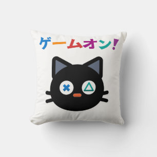Cojín Decorativo PlayCat – Japanese Gamer “Game On!"