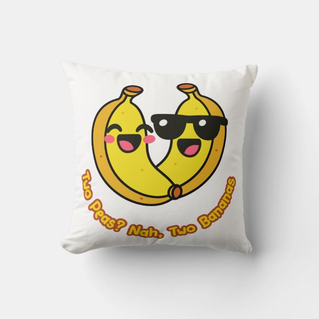 Cojín Decorativo Playful Couple Cartoon – Unique Gifts & Apparel (Anverso)