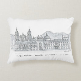 Cojín Decorativo Plaza Bolívar, Bogotá, Colombia